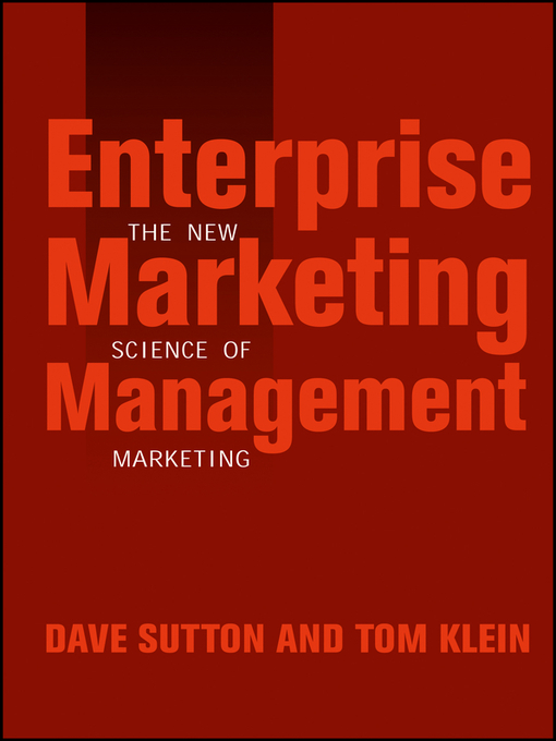 Cover image for Enterprise Marketing Management